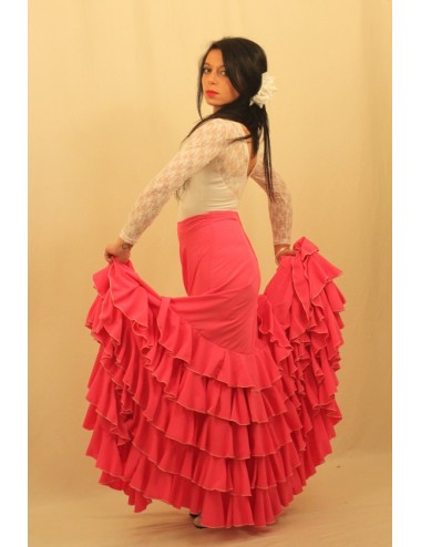 falda flamenca rojo tcha tcha