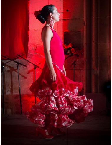 Robes Flamenco rouge Héléna 2