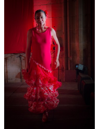 Trajes de Flamenca rojo Héléna 2