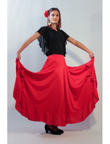 Falda flamenca Negra 1V
