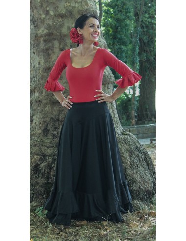 Kit tenue de danse flamenco jupe+body-1