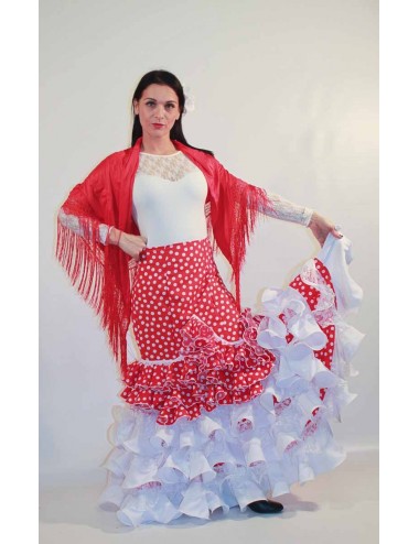 Jupe flamenco Cordou Punto blanco