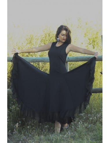Robe de flamenco noire Anita