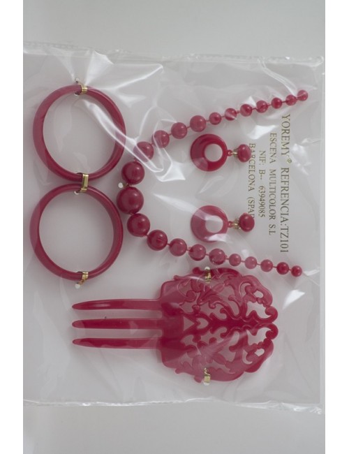 Kit accessoires bijoux enfant flamenco, prix promo de l'ensemble