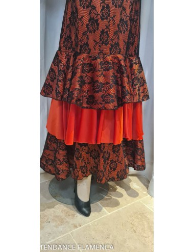 Robe flamenco pas chère rouge Esmaralda.3