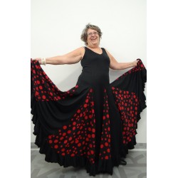 Robe Flamenco Noire Yoremy Xxl Anita Tendance Flamenca