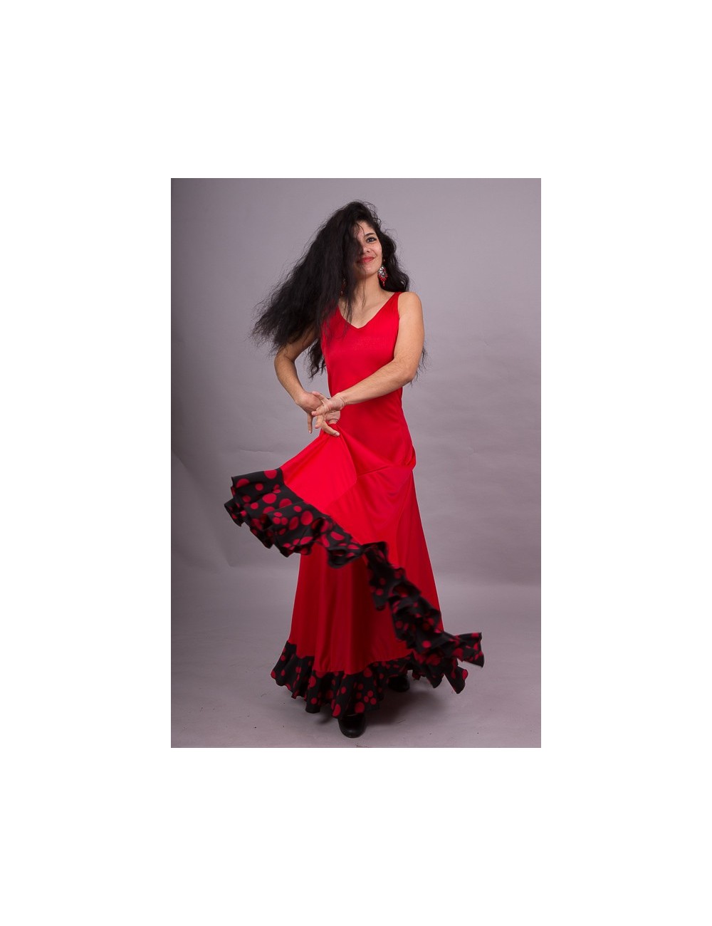 Robe Entrainement Flamenco Femme Anita Volente Tendance Flamenca